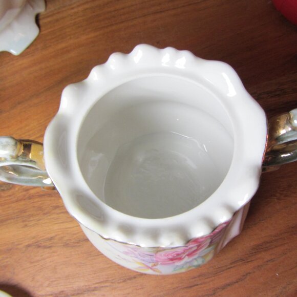 Lefton | Kitchen | Vintage Lefton China Heritage Garden Rose Tea Set ...